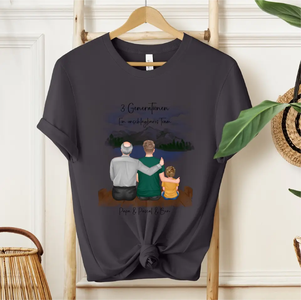 Vater, Sohn & Enkel/in T-Shirt