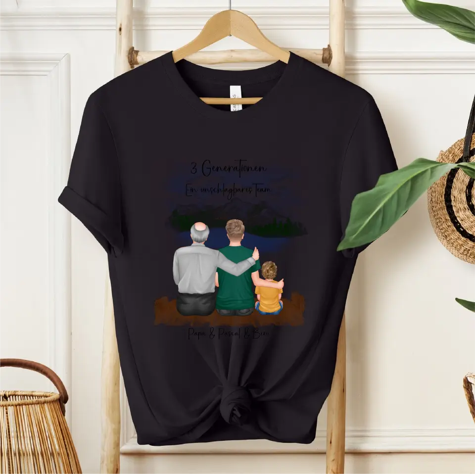 Vater, Sohn & Enkel/in T-Shirt