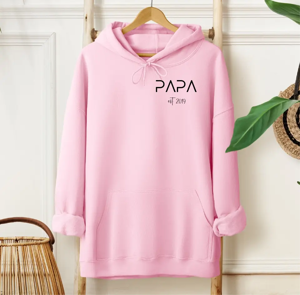 Papa Hoodie mit Geburtsjahr