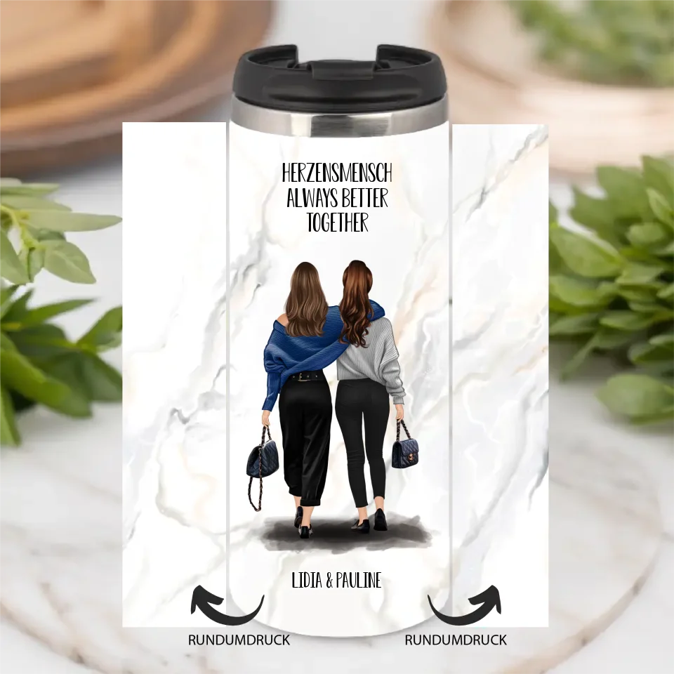 2-4 Freundinnen Tasse & Thermobecher