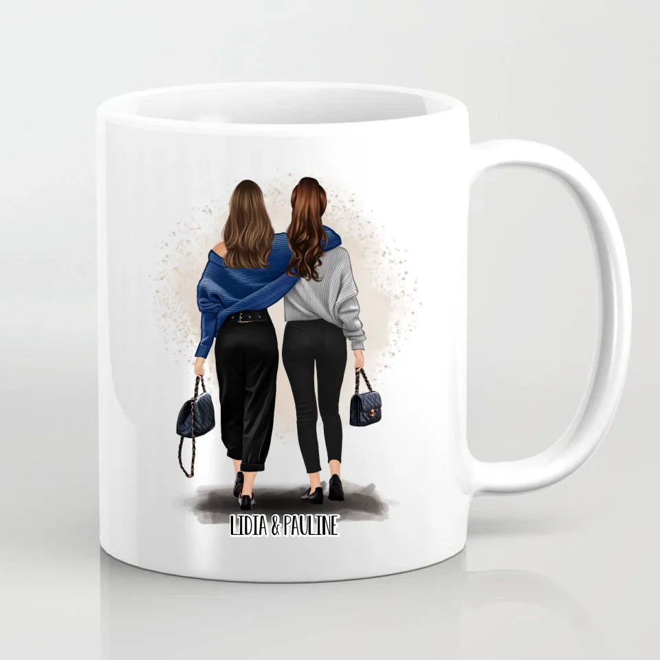 2-4 Freundinnen Tasse & Thermobecher