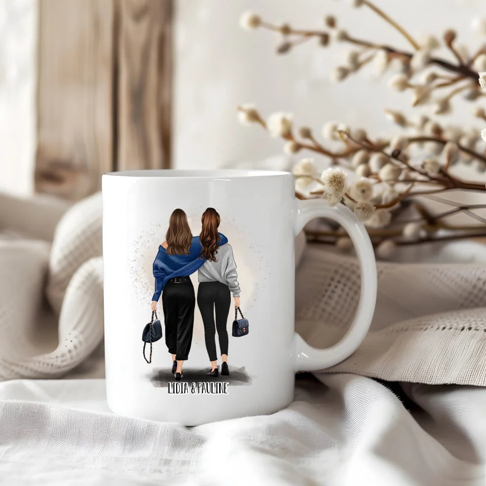 2-4 Freundinnen Tasse & Thermobecher