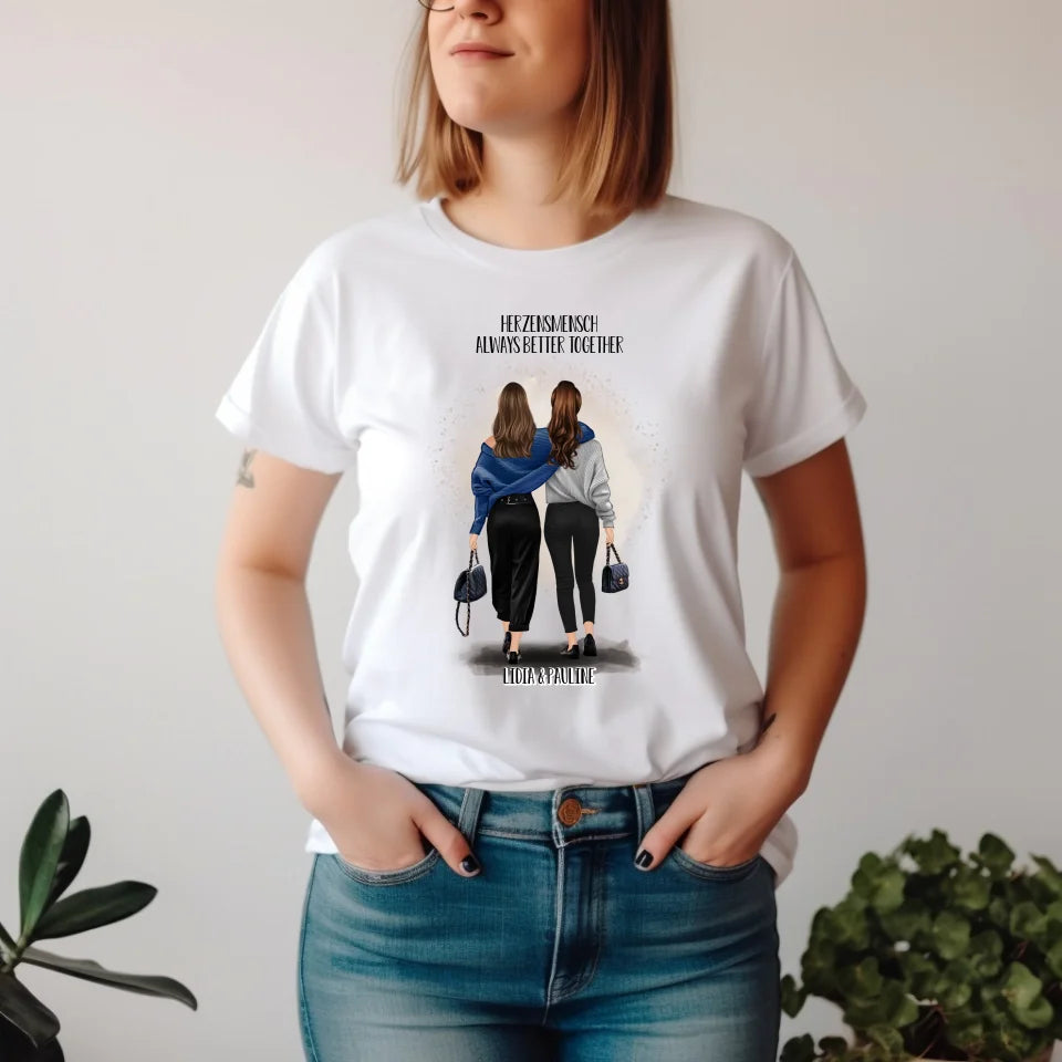 2-4 Freundinnen T-Shirt