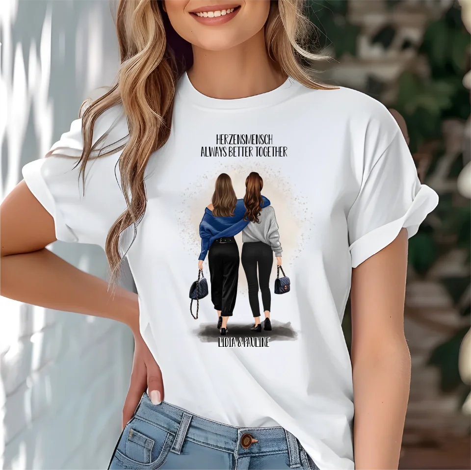 2-4 Freundinnen T-Shirt