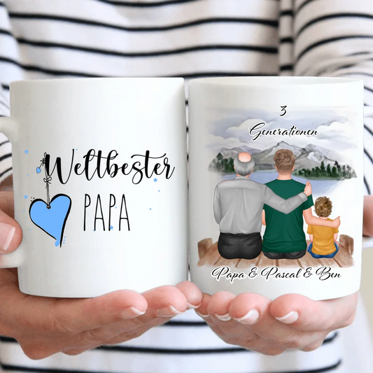 Vater, Sohn & Enkel Tasse / Thermobecher
