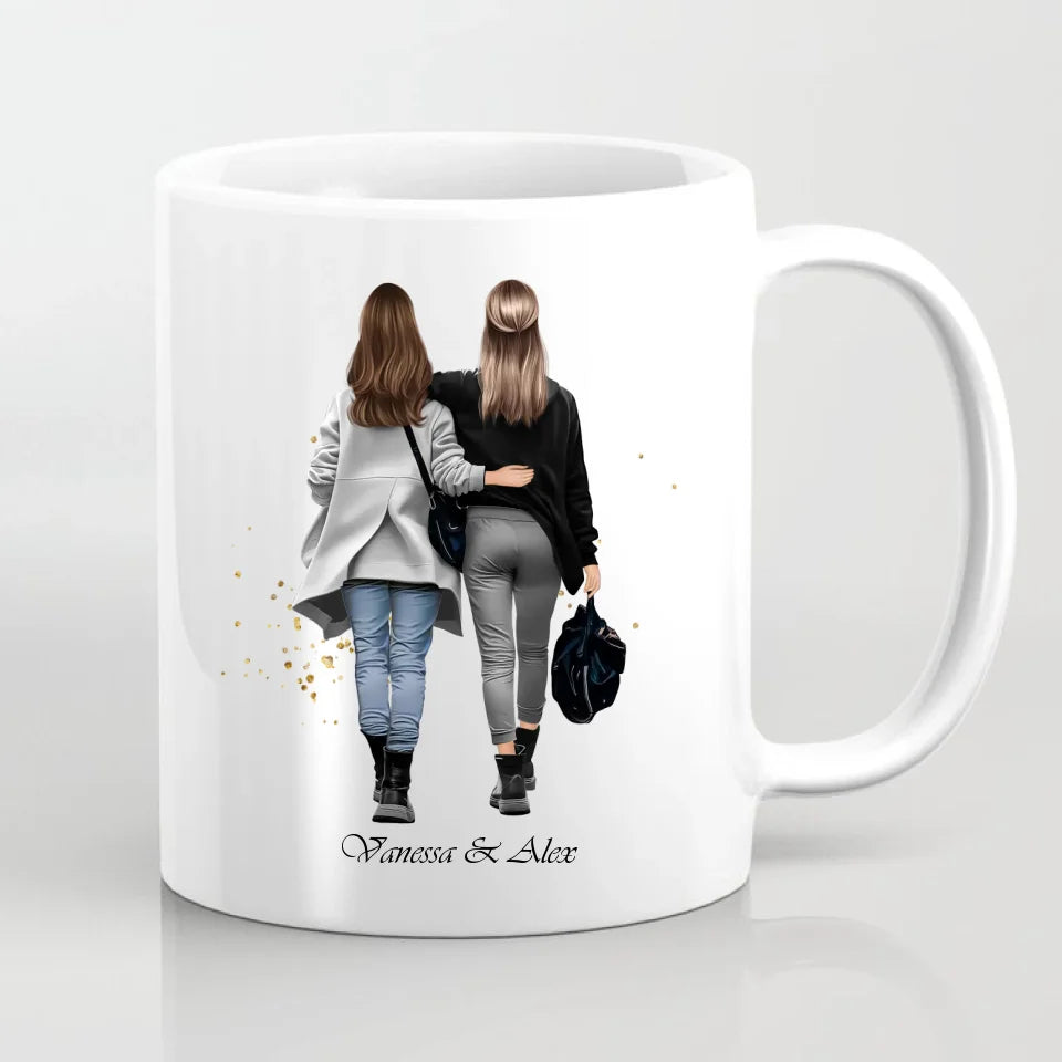2-4 Beste Freundinnen Tasse