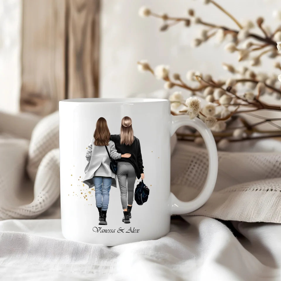 2-4 Beste Freundinnen Tasse