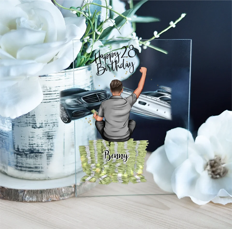 Mann Geburtstag Acrylschild