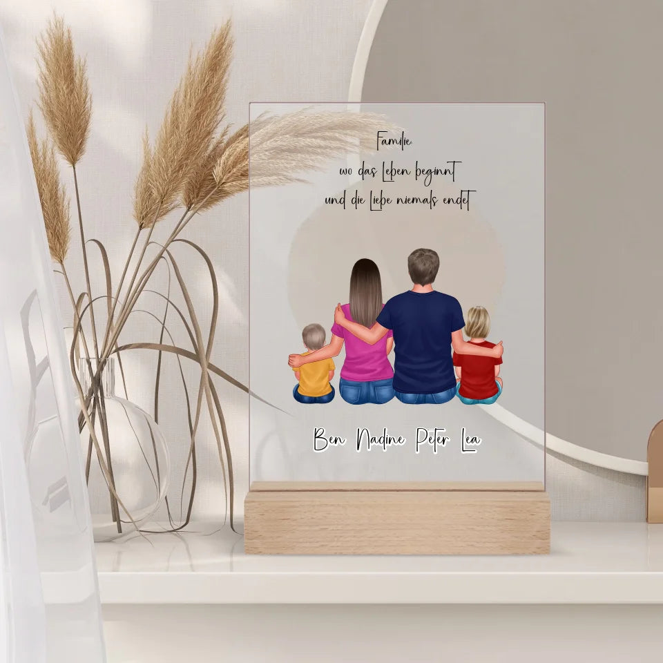 Familie Acrylschild
