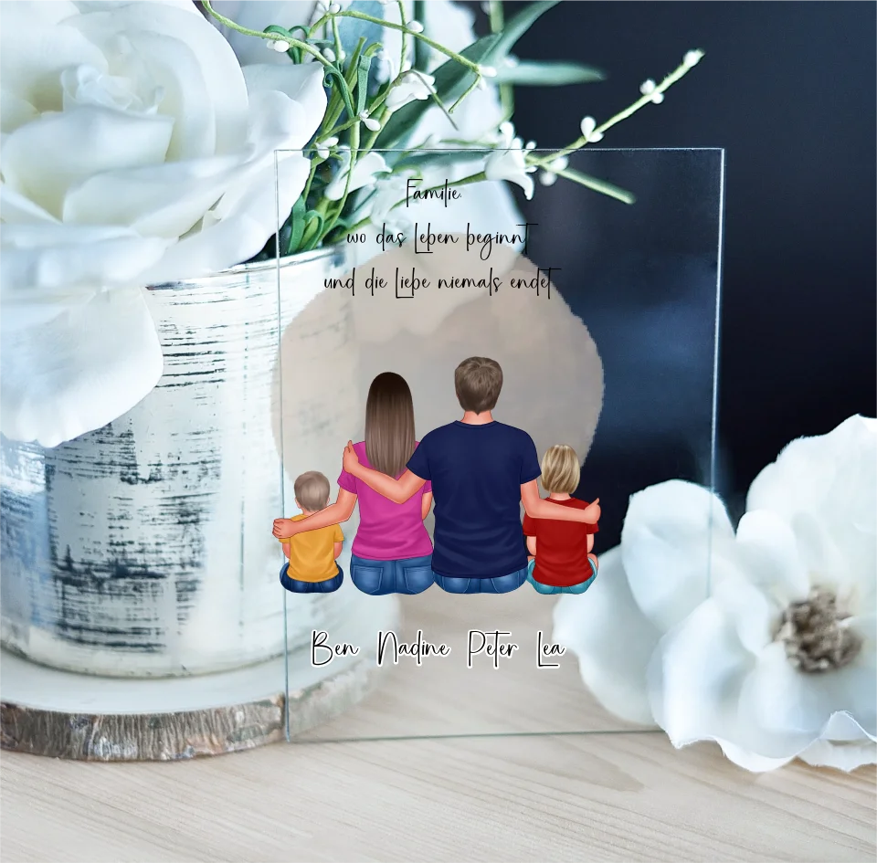 Familie Acrylschild