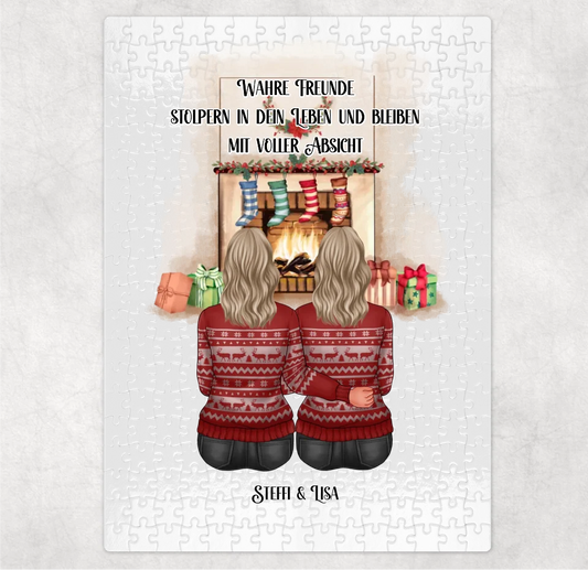 2-3 Freundinnen Winter Puzzle