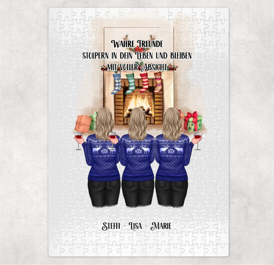 2-4 Freundinnen Winter Puzzle