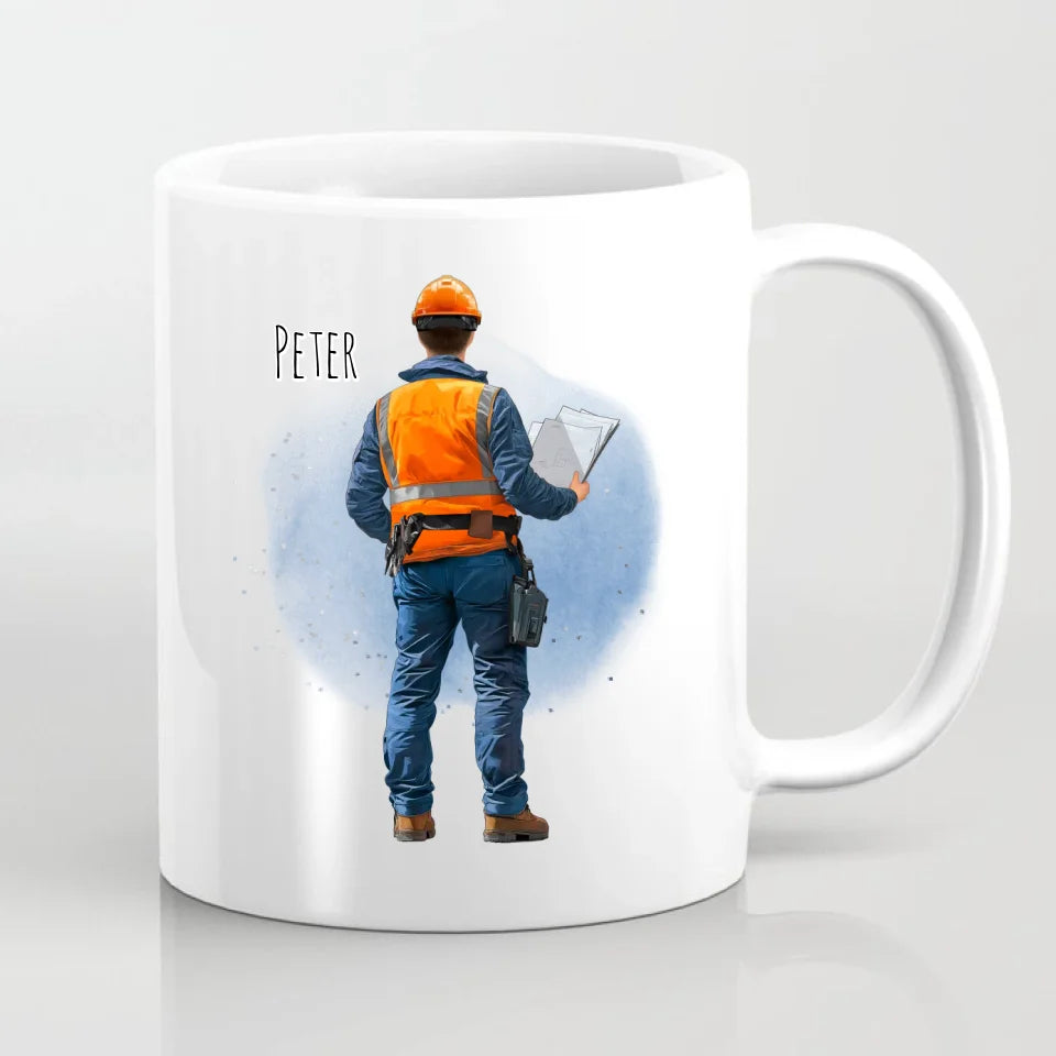 1-2 Personen (Mann/Frau) Ingenieur, Bauarbeiter, Projektleiter,... Tasse