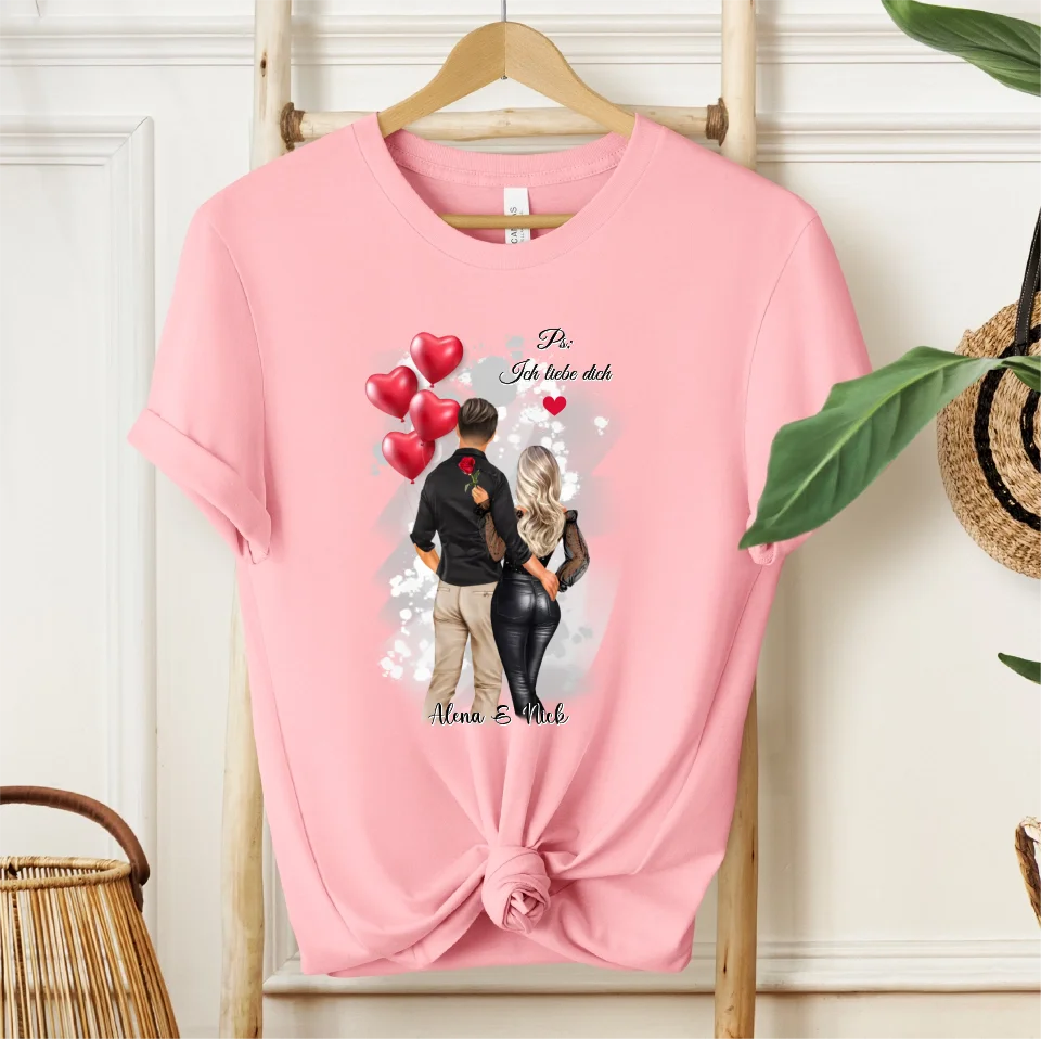 Personalisiertes Paar T-Shirt