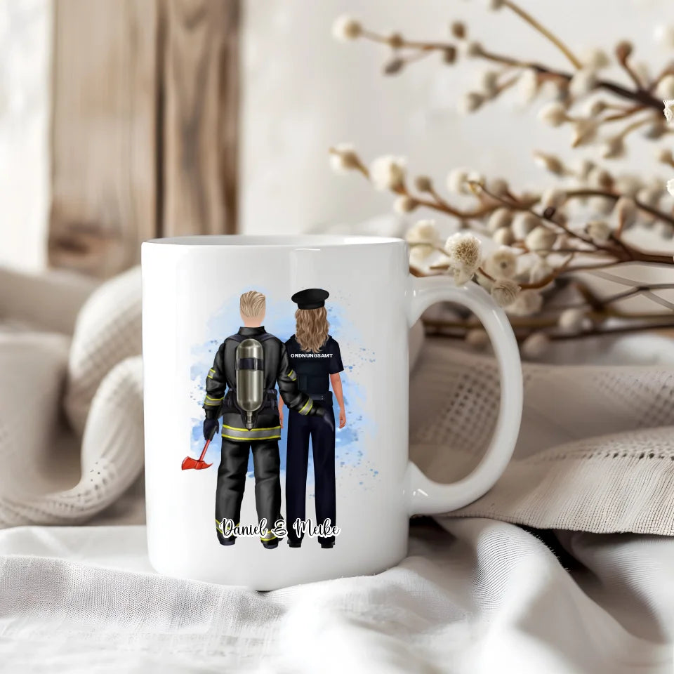 Feuerwehr & Polizei, Justiz, Ordnungsamt,...Tasse / Thermobecher