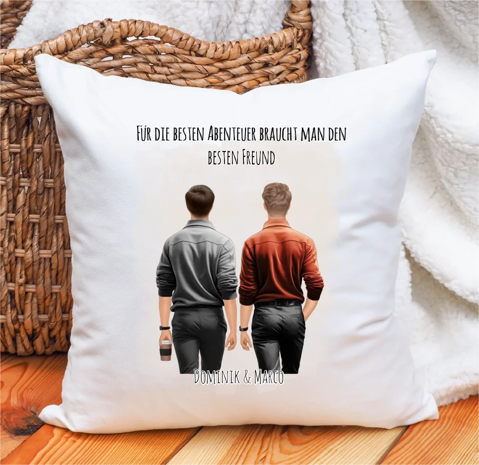 1-3 Männer Freunde/Brüder Kissen