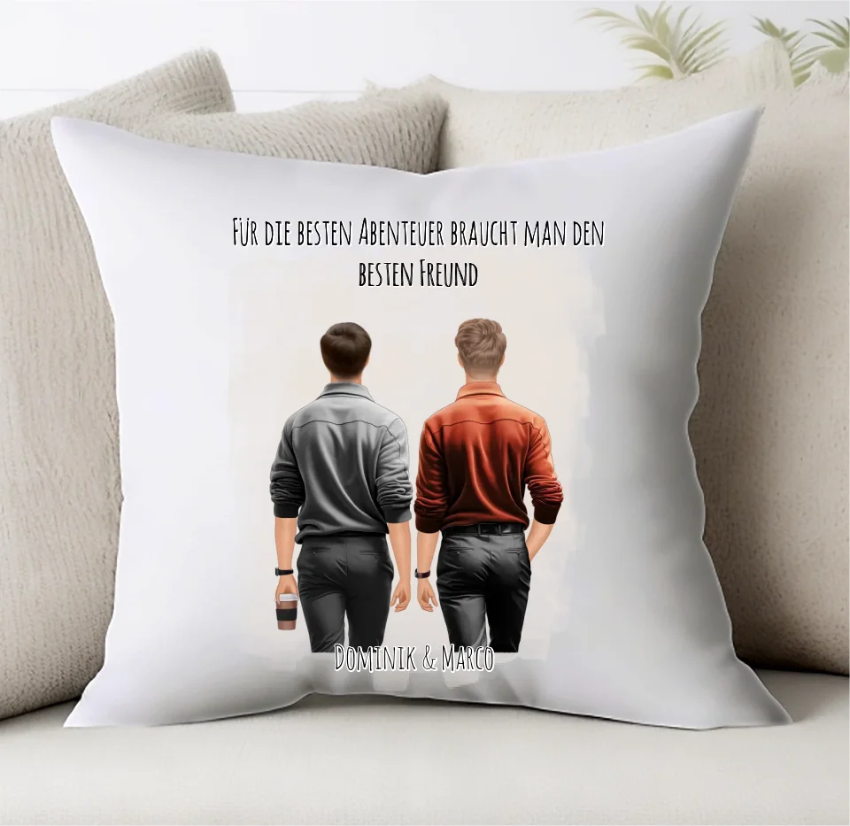1-3 Männer Freunde/Brüder Kissen