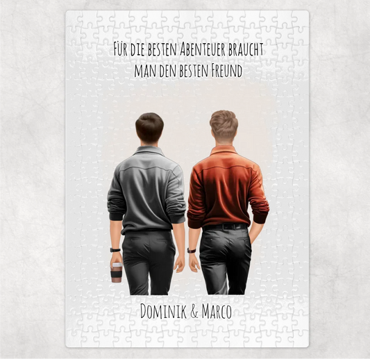 1-3 Männer Freunde/Brüder Puzzle