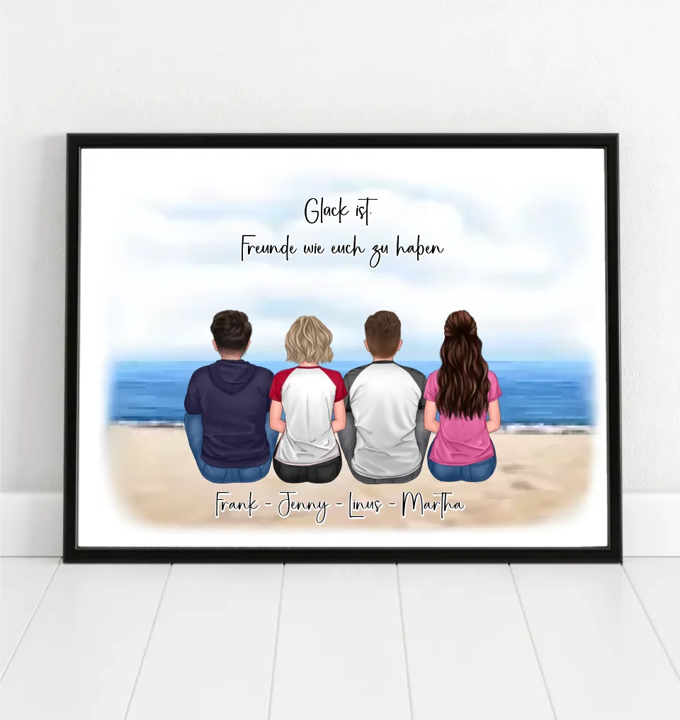 3-5 Freunde/Geschwister Poster