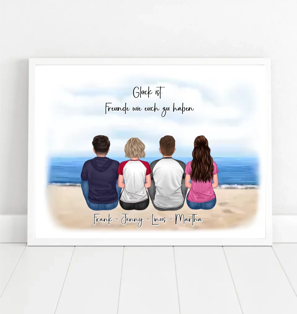 3-5 Freunde/Geschwister Poster