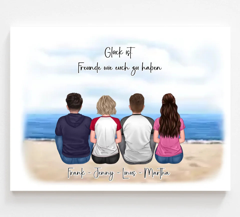 3-5 Freunde/Geschwister Poster
