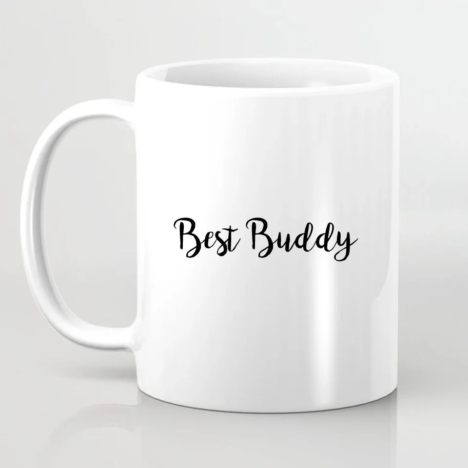 2 Freunde/Brüder Männer Tasse / Thermobecher Personalisiert