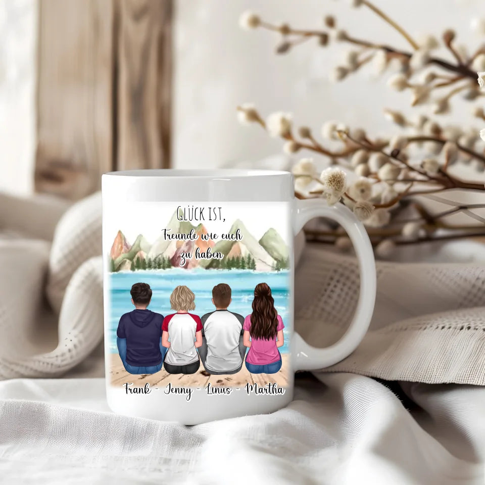 3-4 Freunde Tasse / Thermobecher