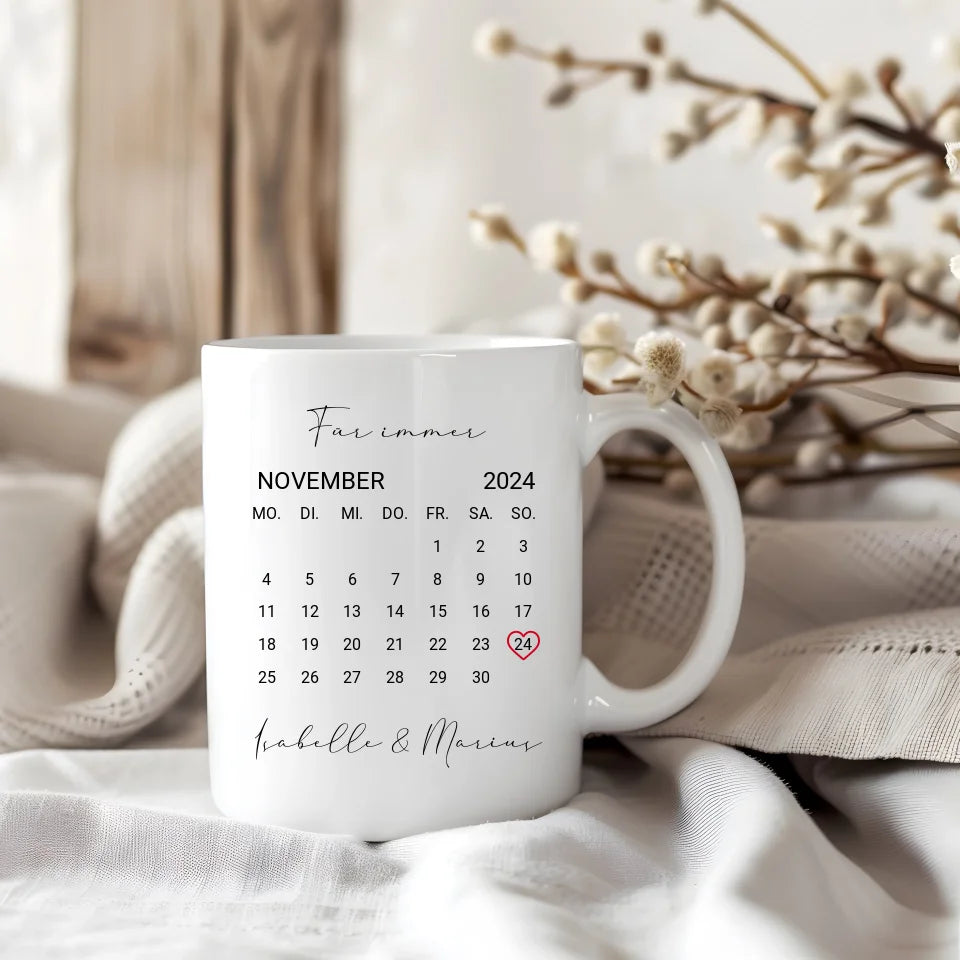 Kalender Tasse