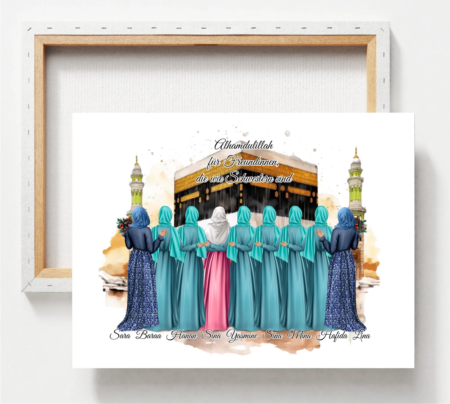 8-9 Freundinnen Poster (Muslim)