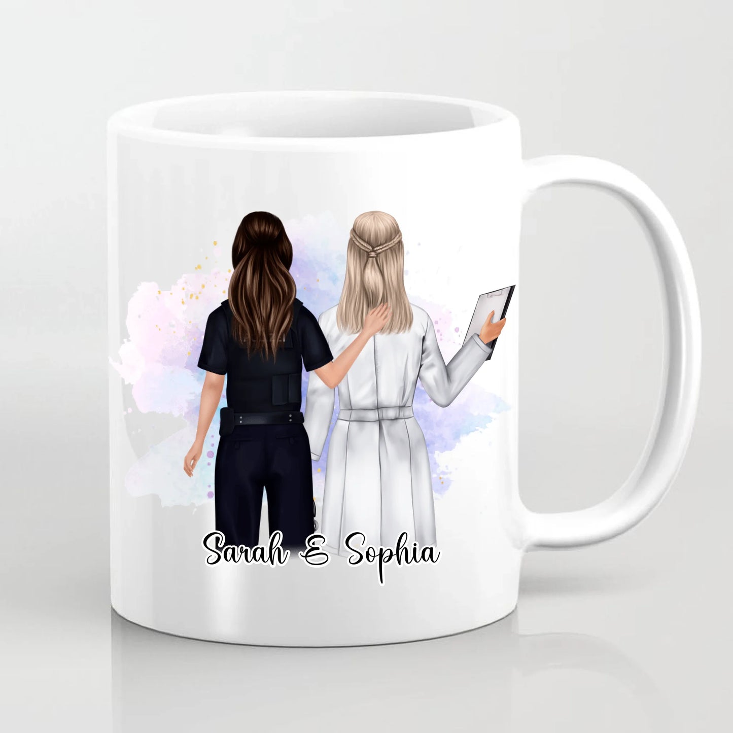 Polizistin & Ärztin Tasse
