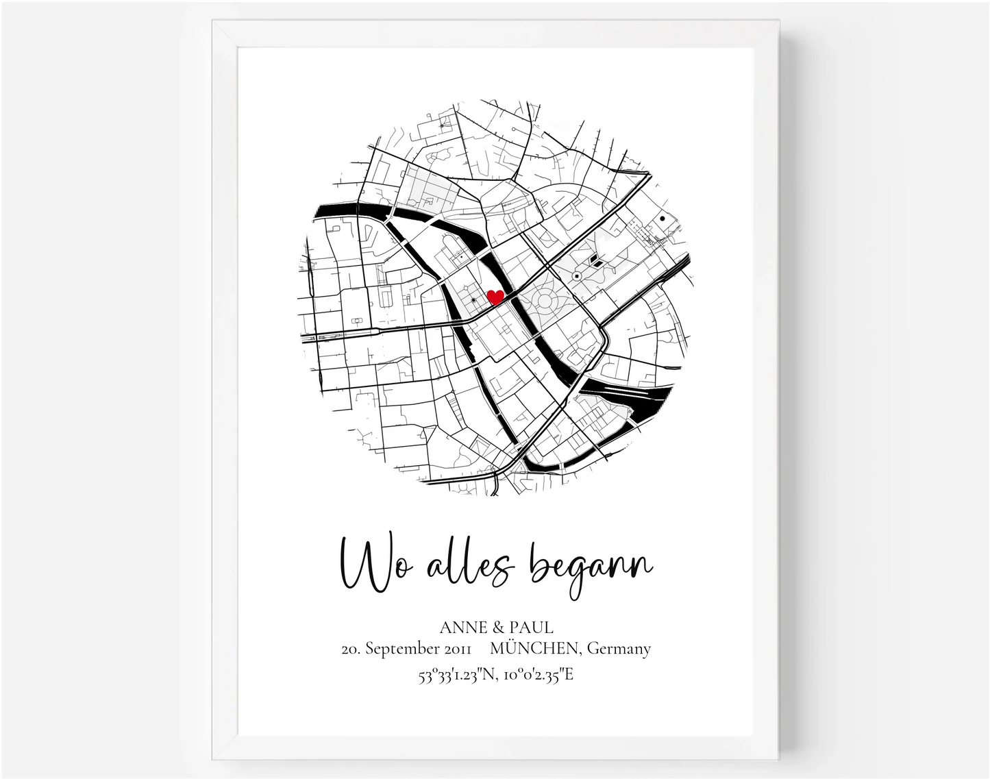 Wo alles begann - Stadtkarte