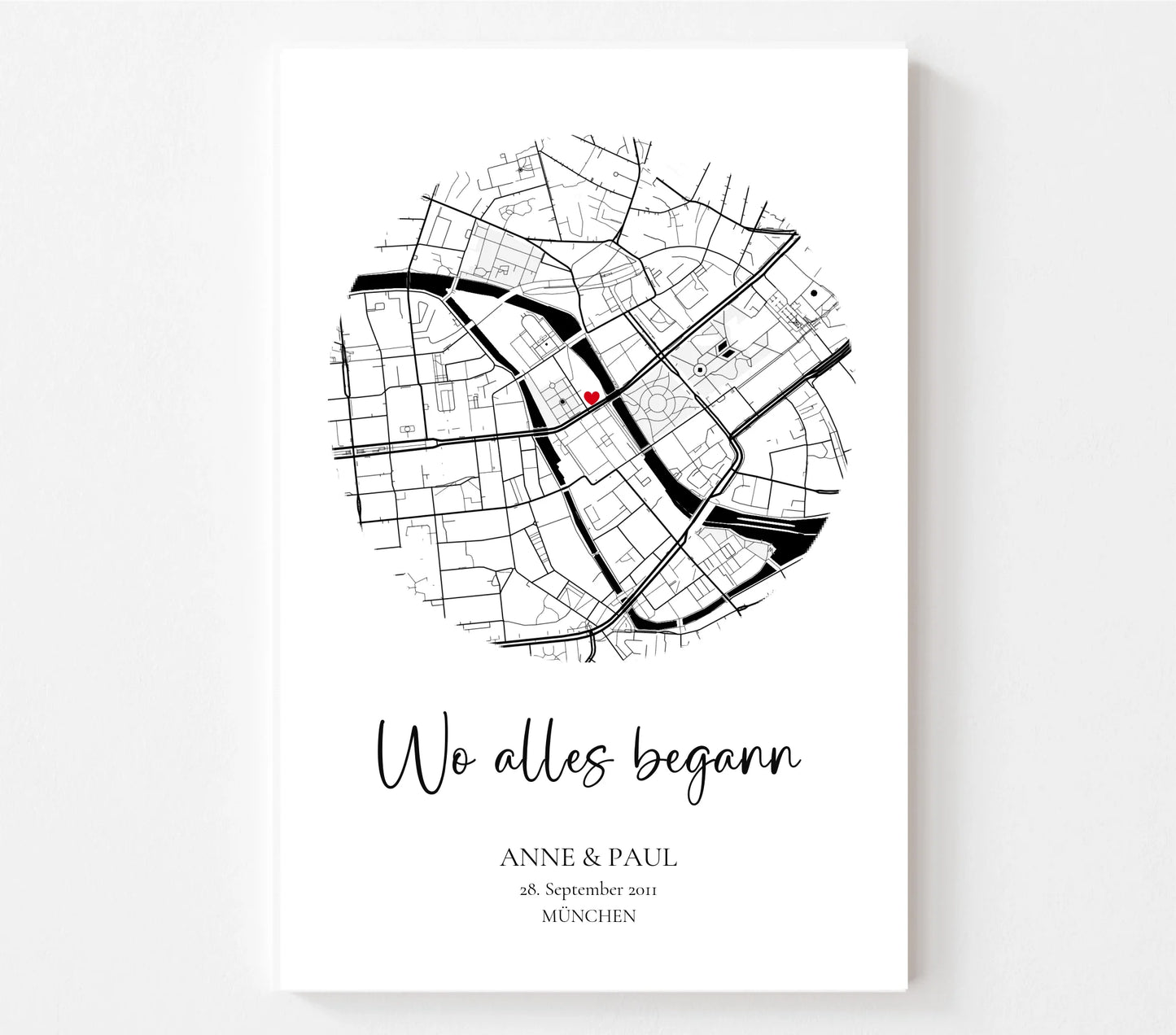 Wo alles begann - Stadtkarte