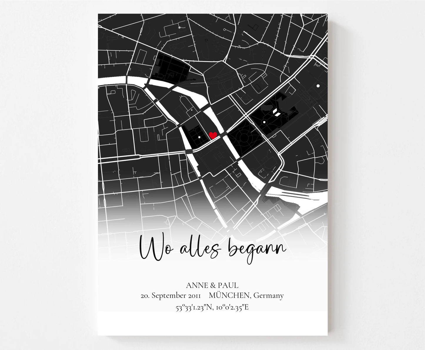 Wo alles begann - Stadtkarte