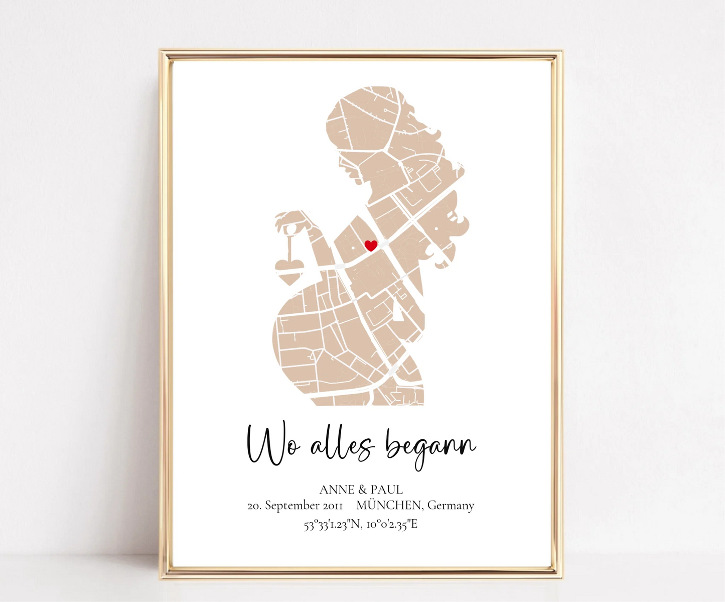 Schwanger - Stadtkarte