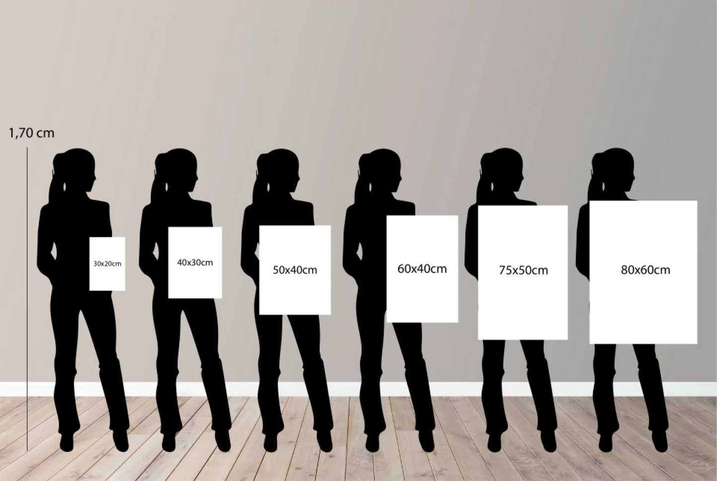 Mondphase Poster - Familie 2-6 Personen