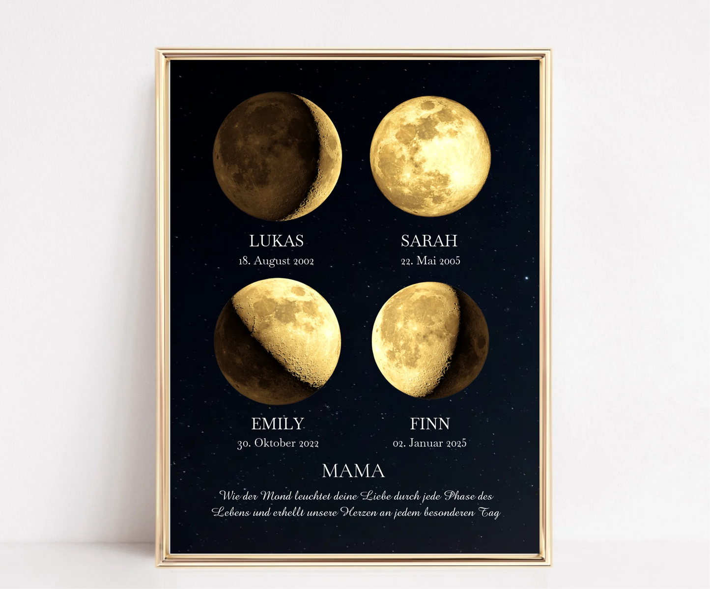 Mondphase MAMA - Gold