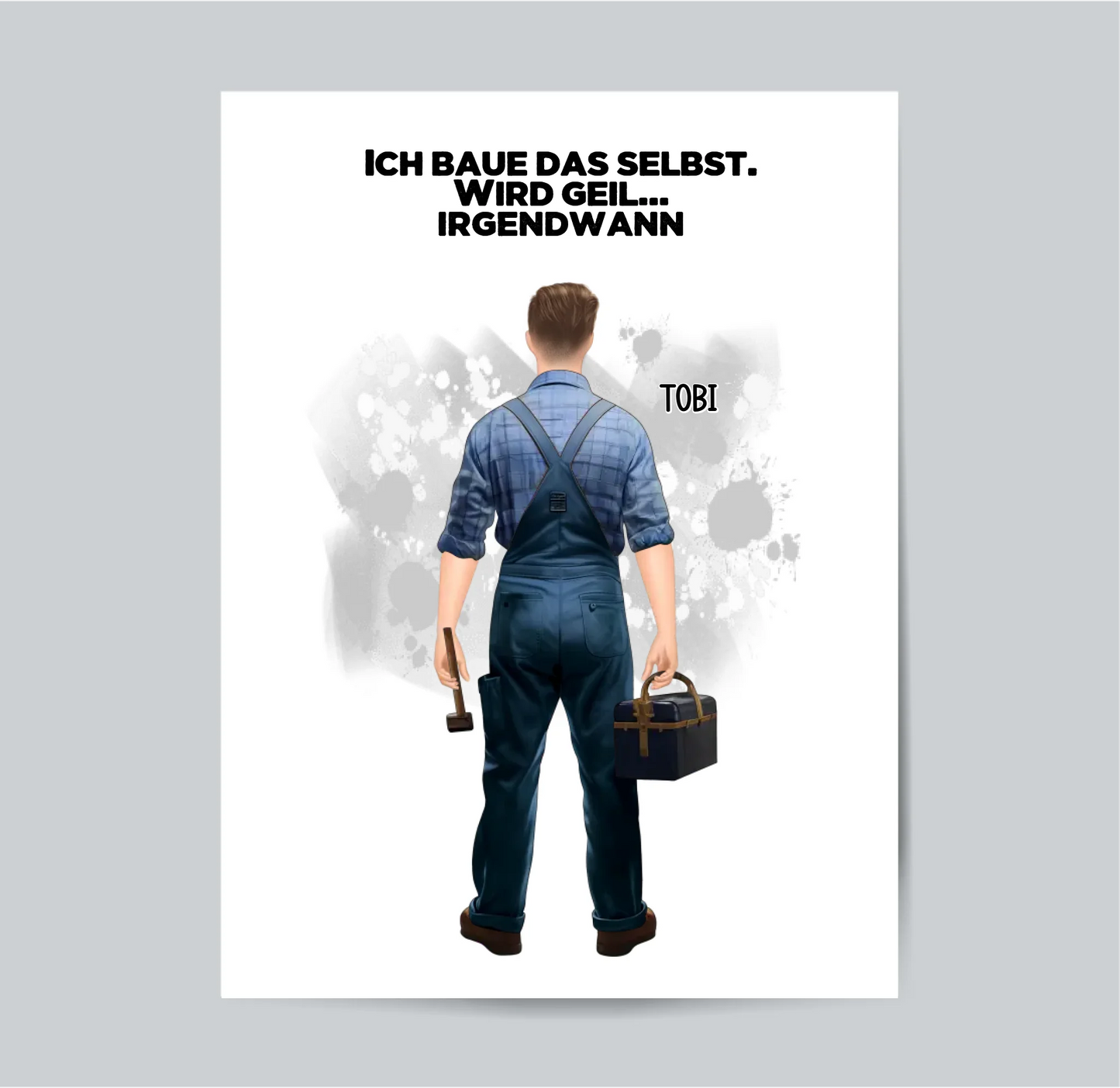 Handwerker (Mann/Frau) Poster