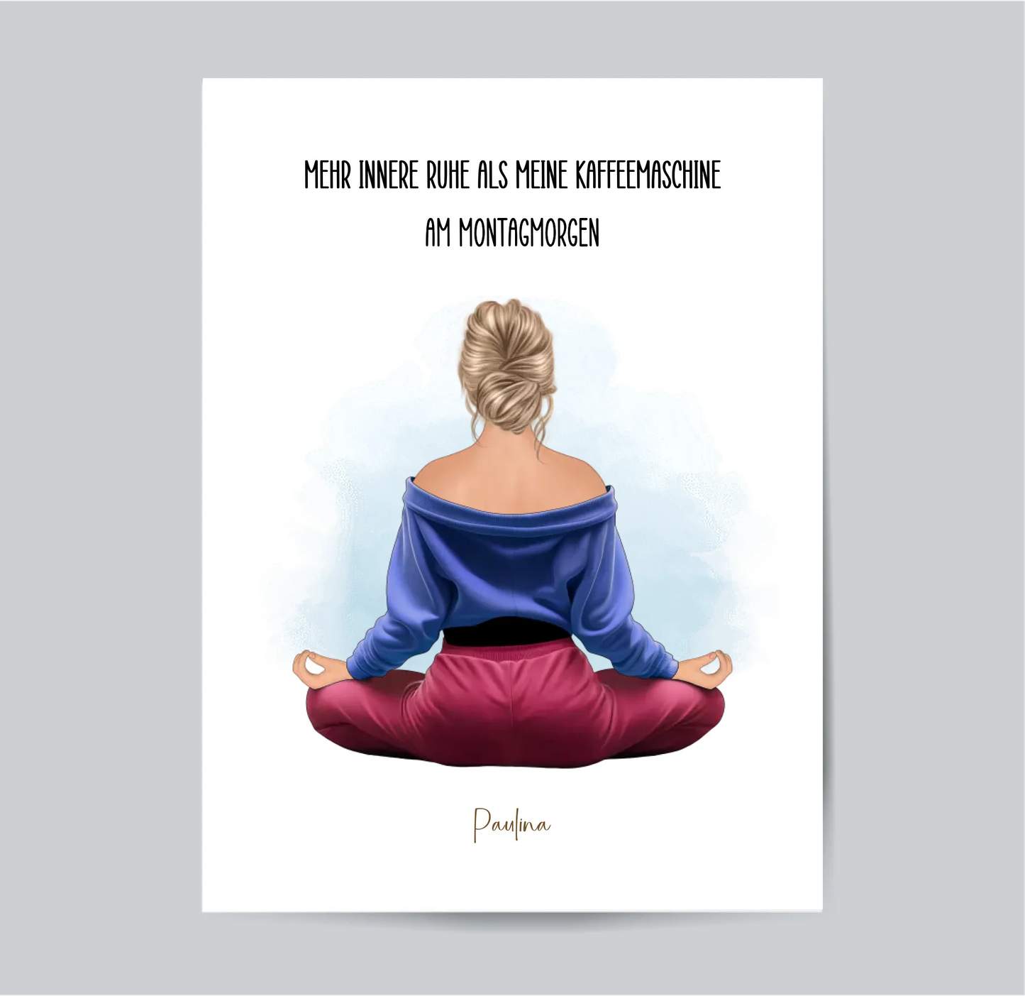 Yoga (Mann/Frau) Poster