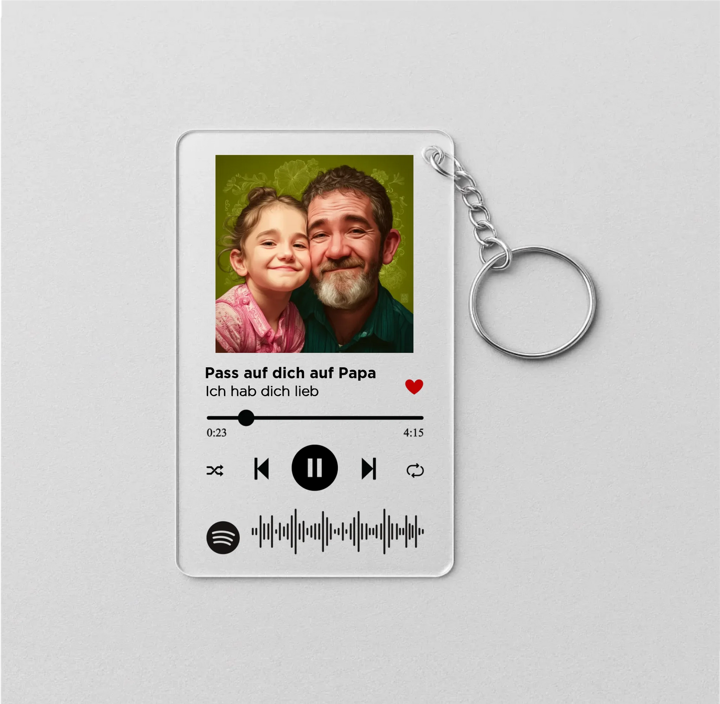 Schlüsselanhänger acryl