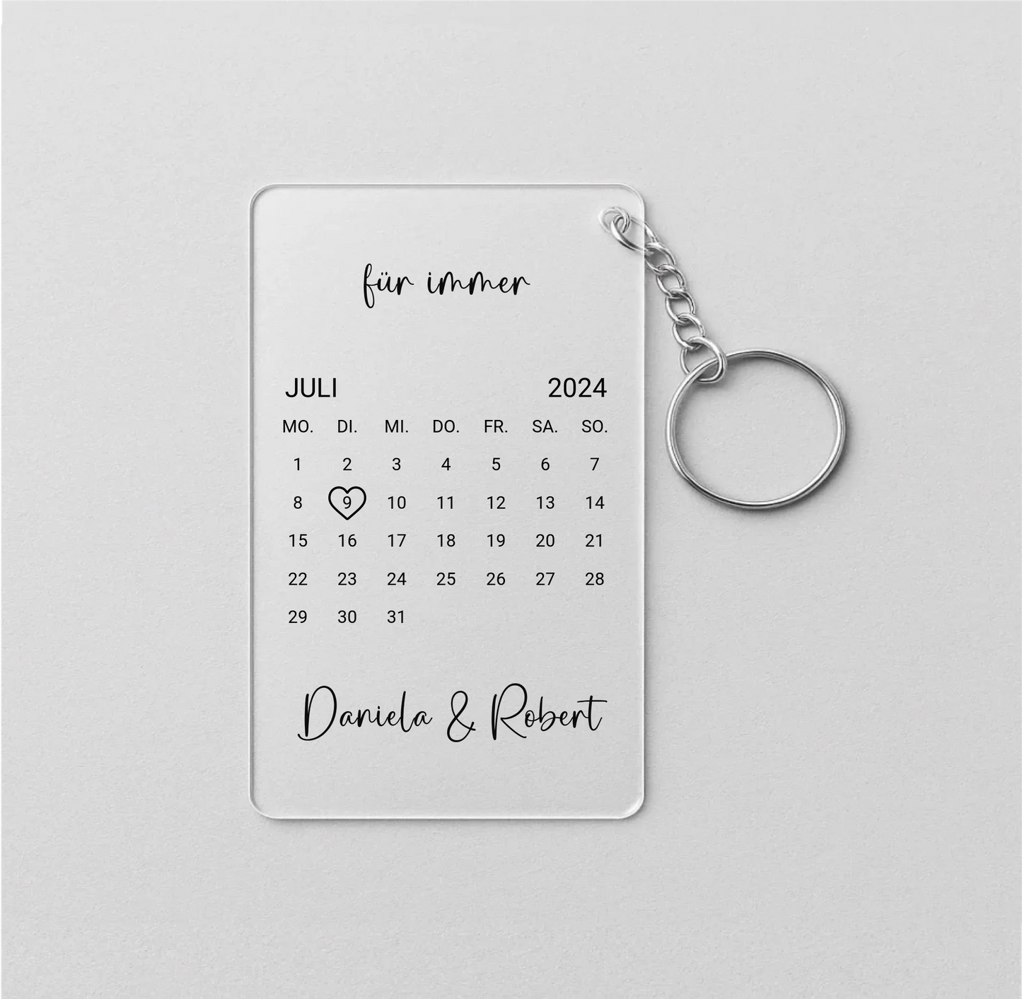 Schlüsselanhänger acryl