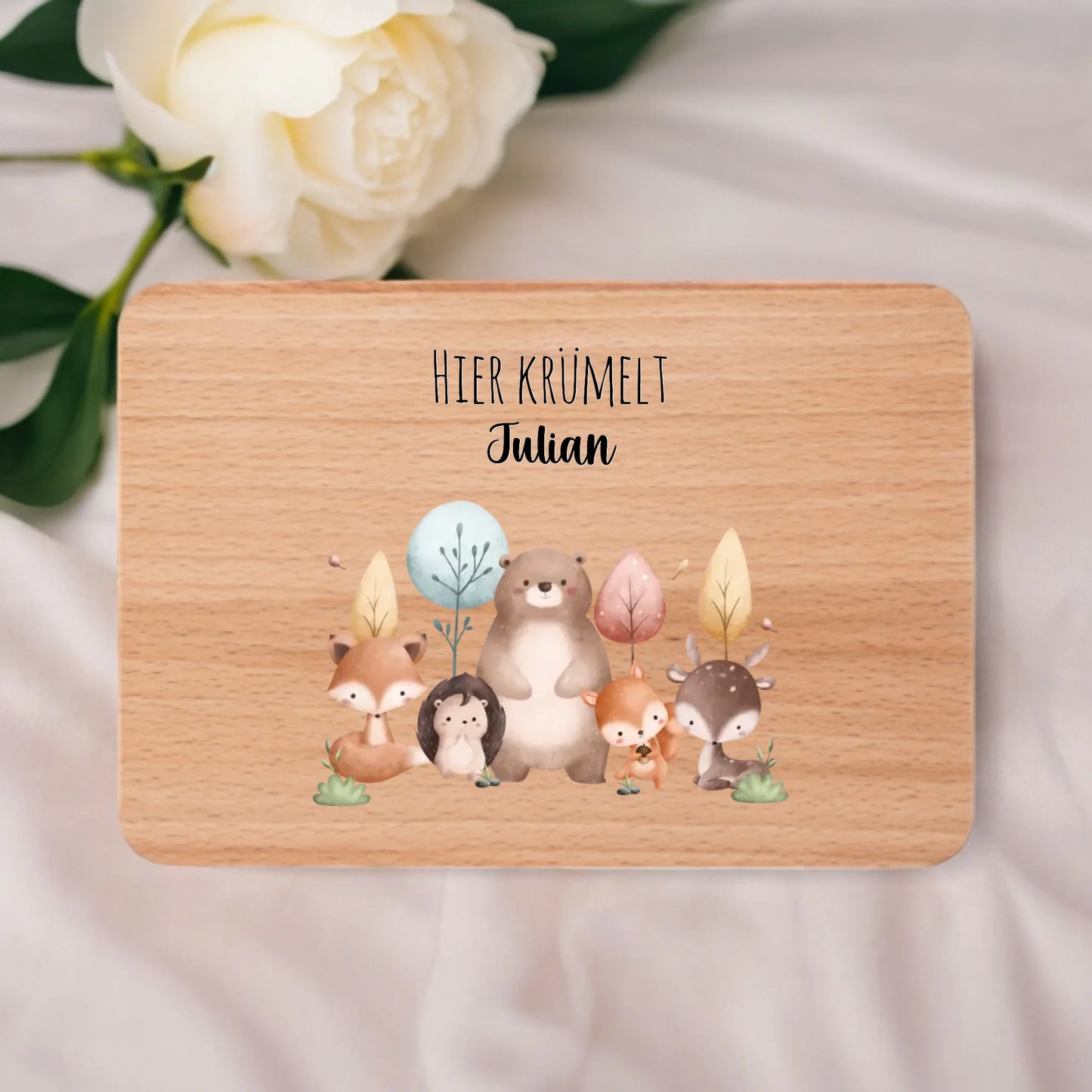 Frühstücksbrett - Waldtiere