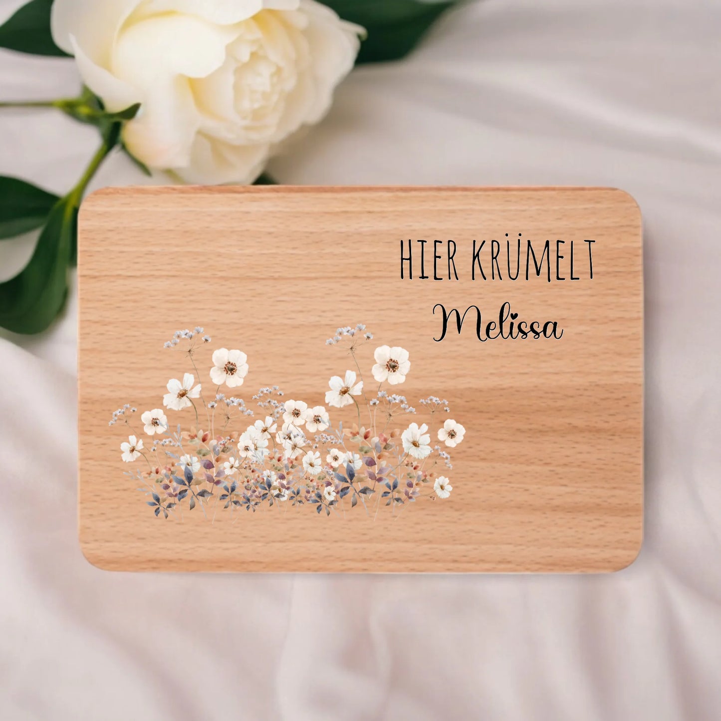 Frühstücksbrett - Blumen