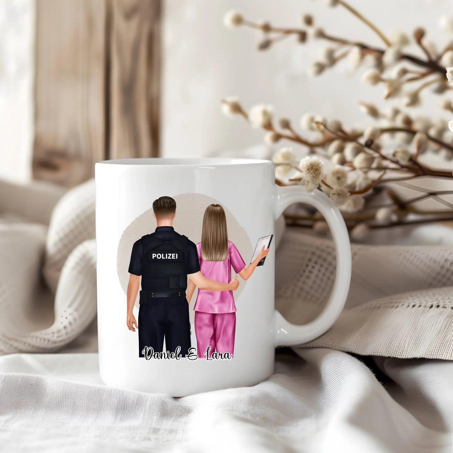 Polizist & Krankenschwester Tasse