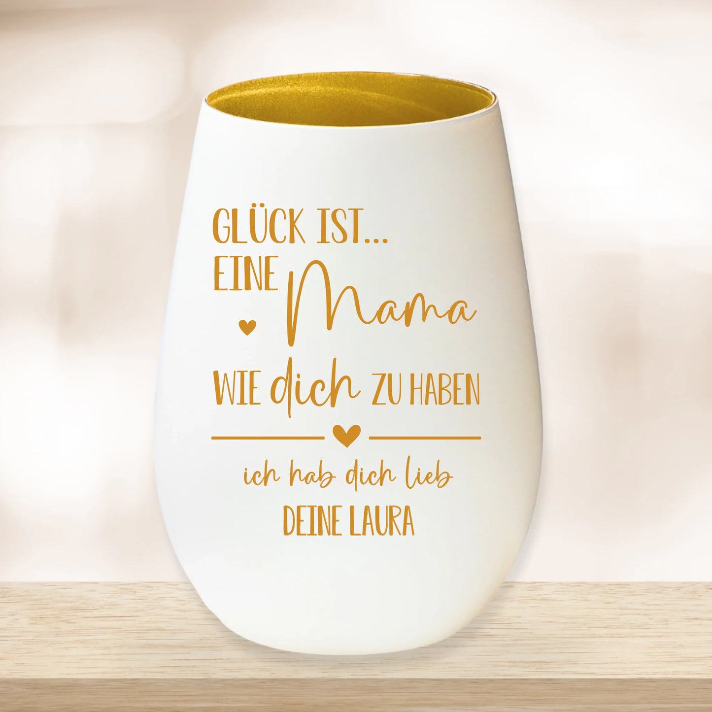 Windlicht - Glück ist eine...