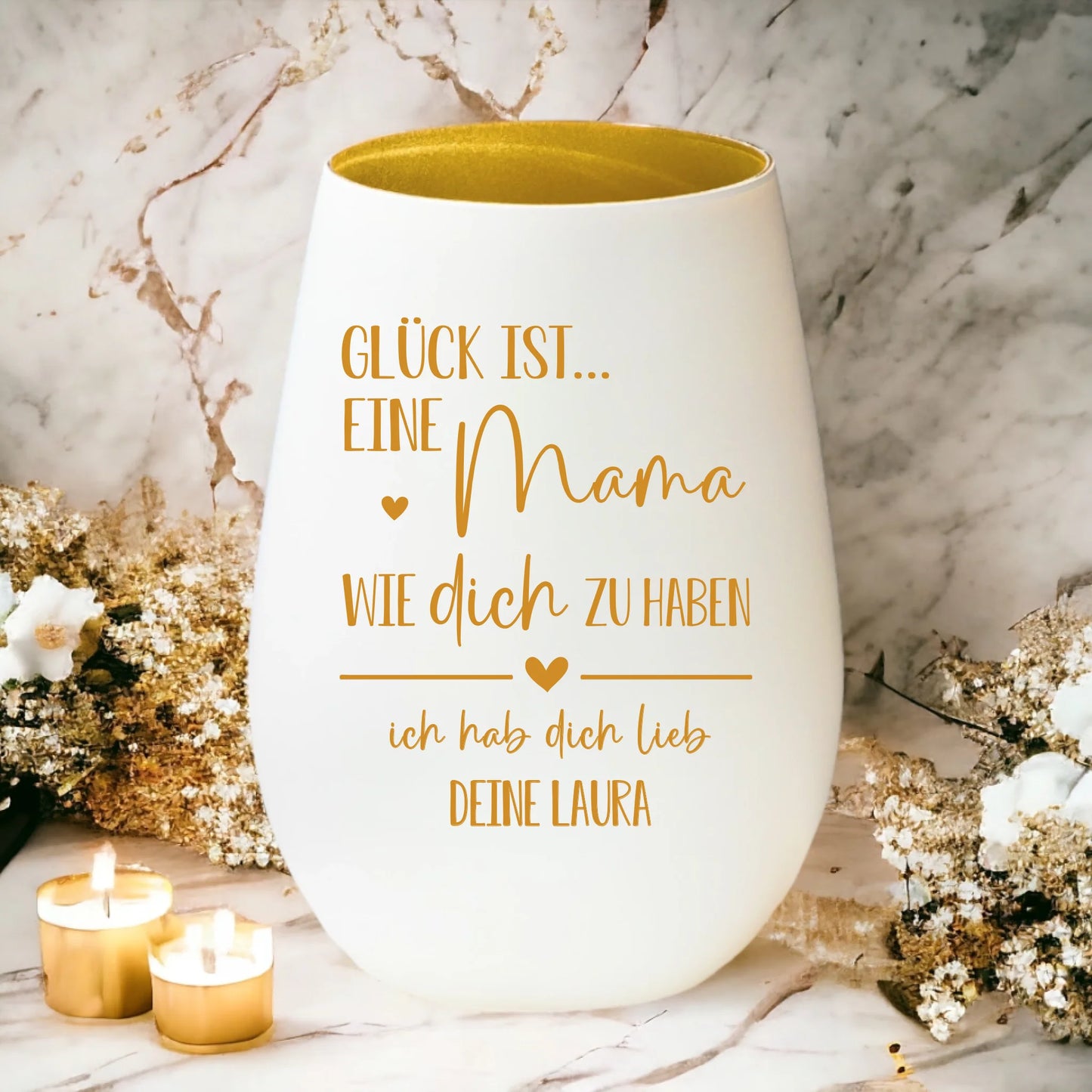 Windlicht - Glück ist eine...