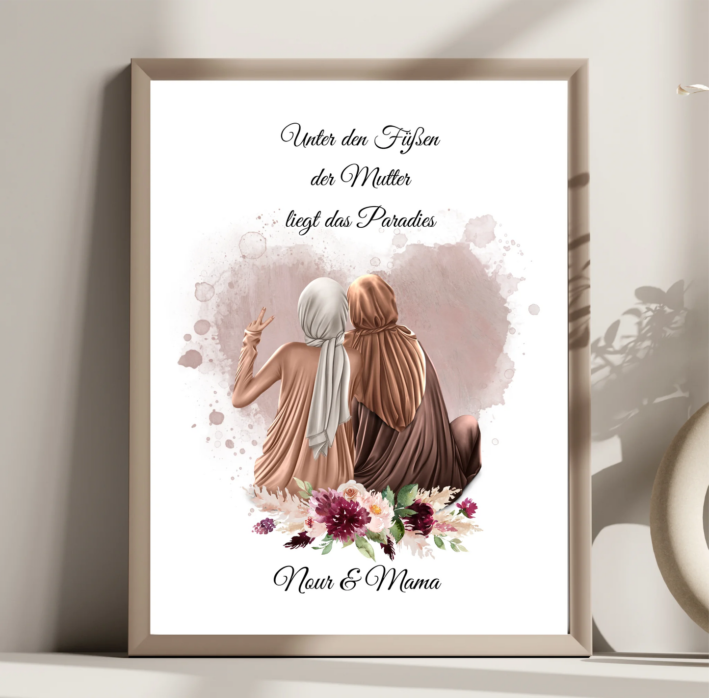 Muslim Mama & 1-3 Töchter Poster