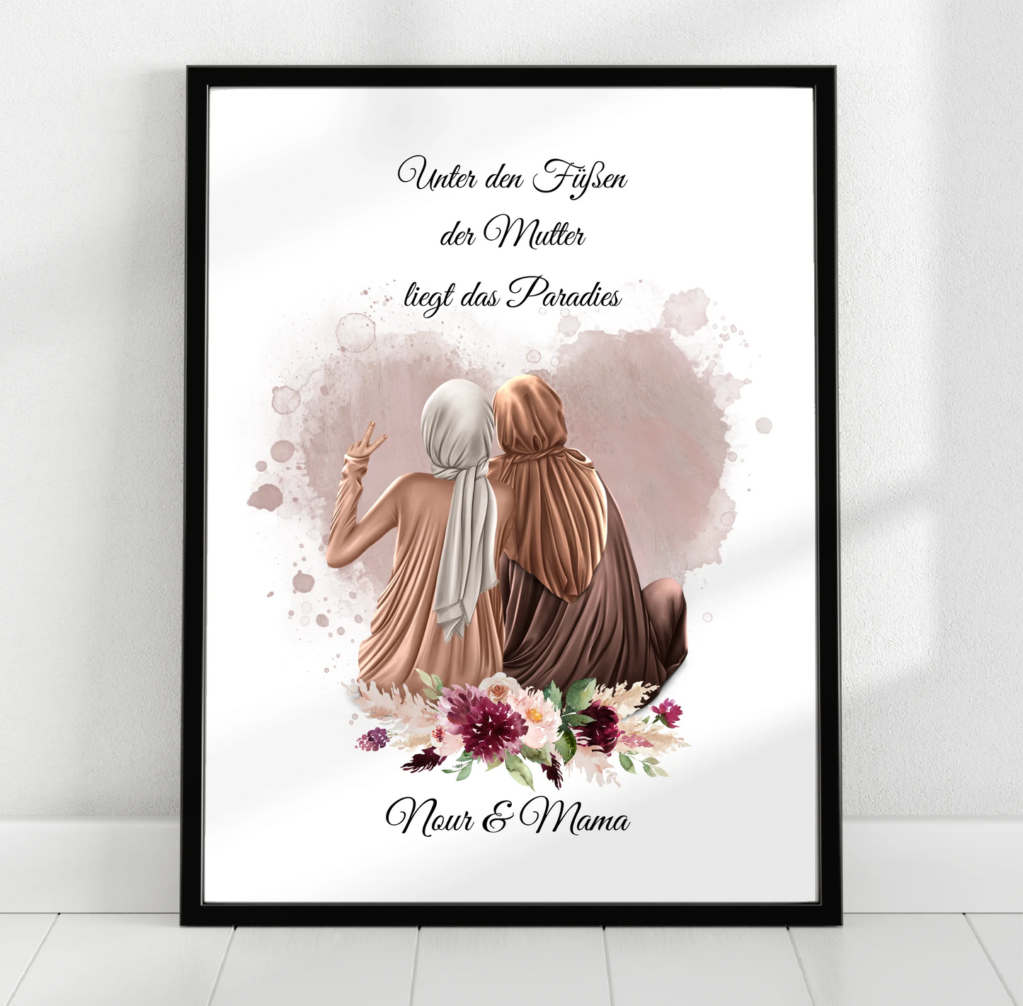 Muslim Mama & 1-3 Töchter Poster