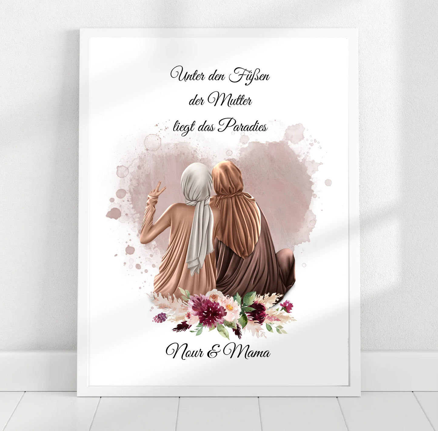 Muslim Mama & 1-3 Töchter Poster
