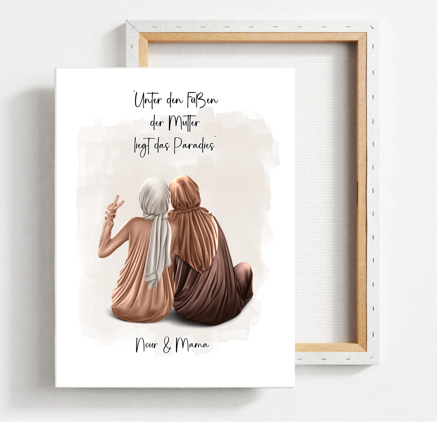 Muslim Mama & 1-3 Töchter Poster