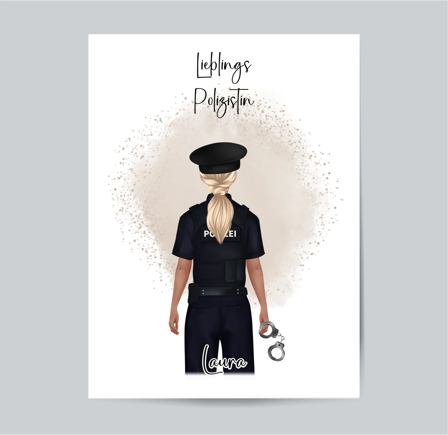 Polizei Geschenk Poster